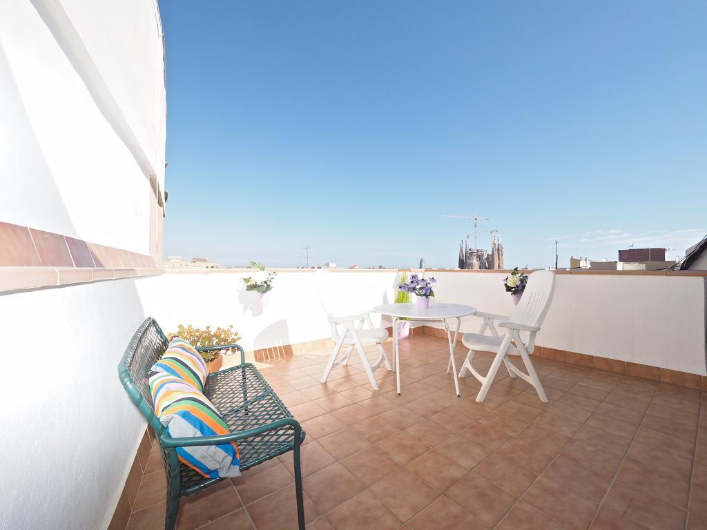 Ferienwohnung Sagrada Familia Attic Terrace Barcelona Views Exterior foto