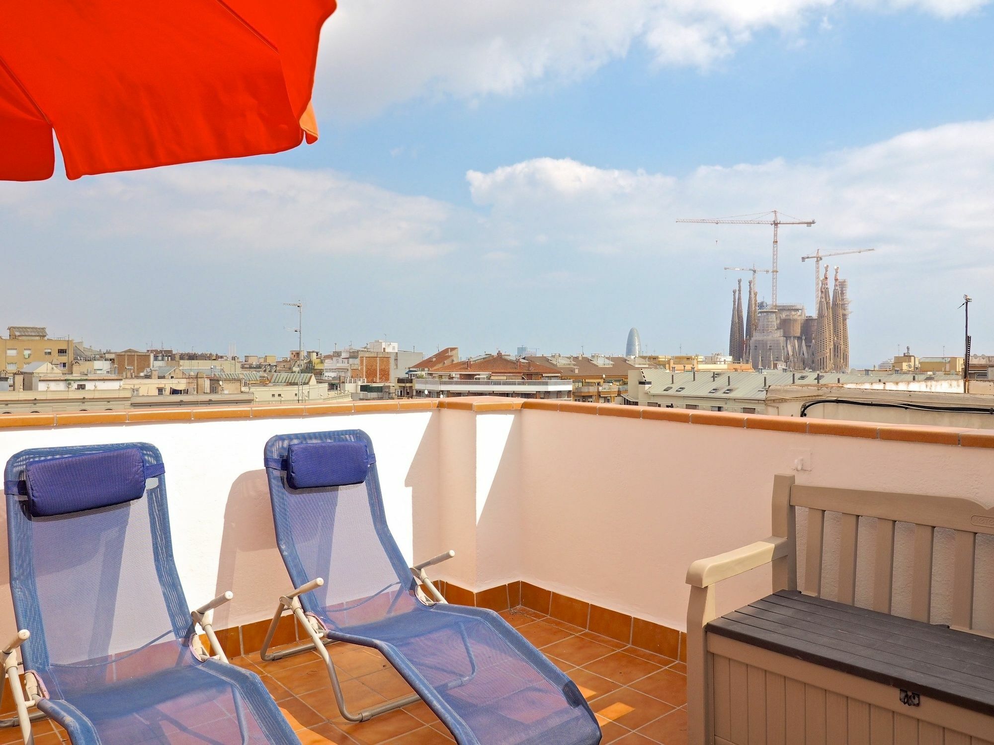 Ferienwohnung Sagrada Familia Attic Terrace Barcelona Views Exterior foto