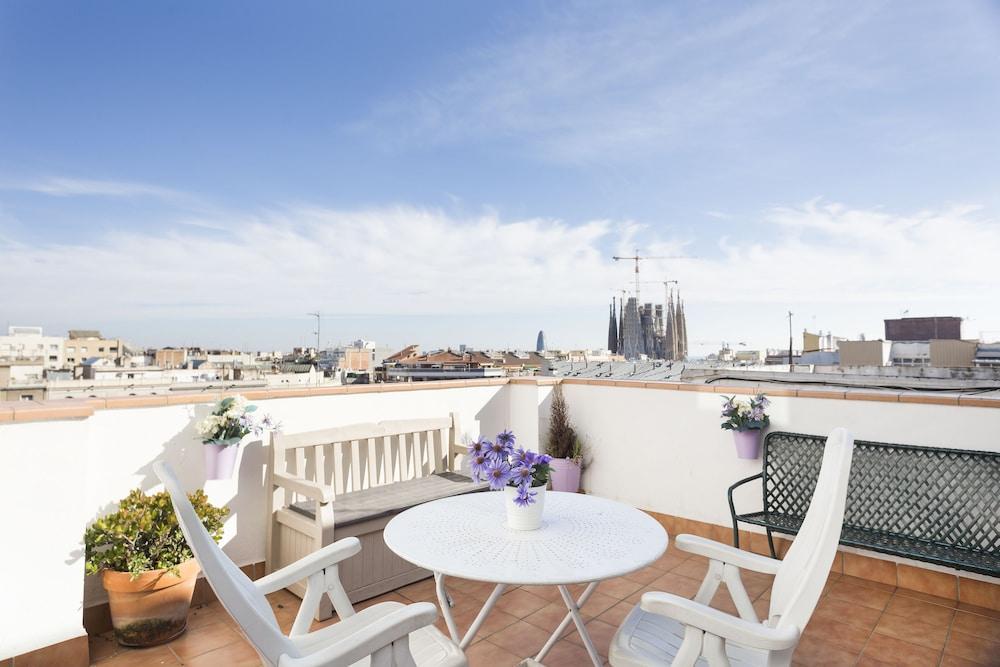 Ferienwohnung Sagrada Familia Attic Terrace Barcelona Views Exterior foto